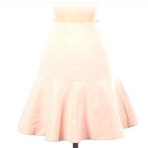 BCBGMAXAZRIA Solid Ivory Pink Casual Skirt